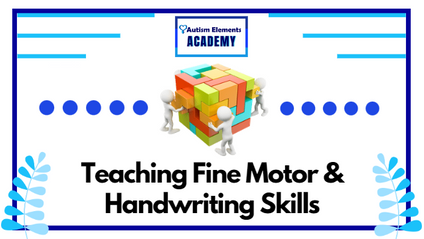 Product image for Teaching Fine Motor & Handwriting Skills