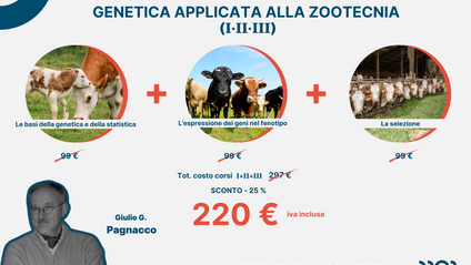 Product image for Genetica applicata alla zootecnia