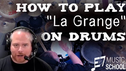 Product image for "La Grange" by ZZ Top - Intermediate Drums