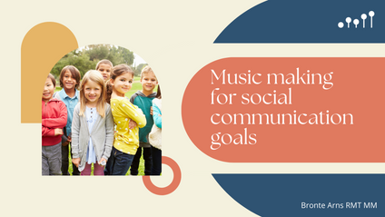 Product image for Music making for social communication goals