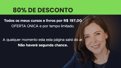 Product image for Todos os meus cursos e livros por R$ 197,00  - OFERTA ÚNICA e por tempo limitado. 