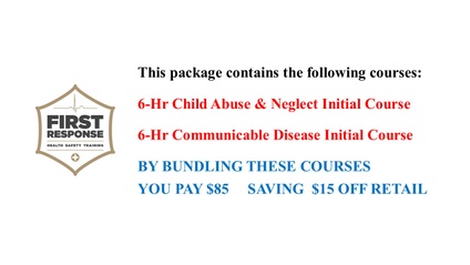 Product image for Initial 6-Hr Child Abuse &amp; Communicable Disease 