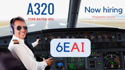 Product image for A320 Pilot Success: Tech Exam, COMPASS, Group Task, Psychometrics & Interviews for Air India/IndiGo (6EAI Course)