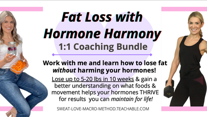 Product image for 1:1 Coaching Fat Loss with Hormone Harmony Bundle