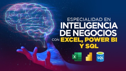 Product image for Especialidad en Inteligencia de Negocios con Excel, Power BI y SQL