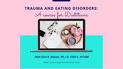 Product image for Trauma and Eating Disorders: A Course for Dietitians