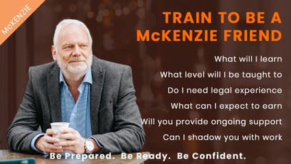 Product image for MASTERCLASS McKenzie Friend - Module One (part of McKenzie Friend Training)
