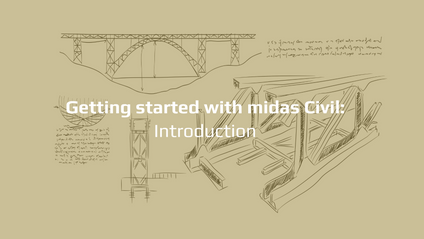 Product image for Getting Started with midas Civil: Introduction to Midas Civil
