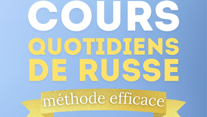 Product image for Cours quotidiens de russe 1 - 30 juin 2025