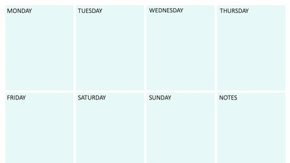 Product image for Printable Weekly Planner