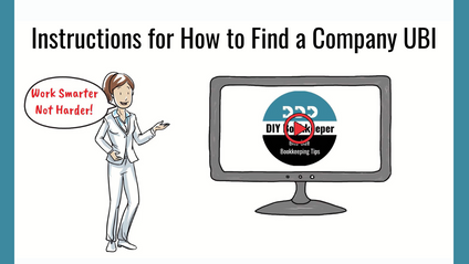 Product image for Instructions for How to Find a Company UBI