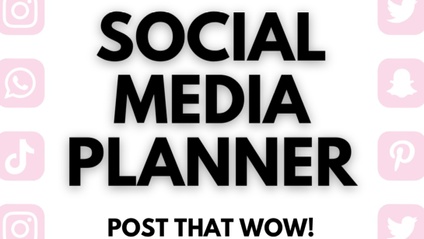 Product image for Social Media Planner