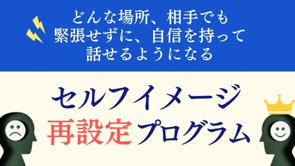Product image for セルフイメージ再設定プログラム