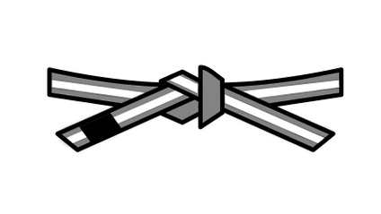 Product image for Portal Kids Grey-White Belt Test Criteria
