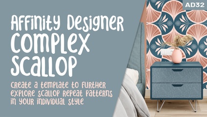 Product image for Affinity Designer 032 - Complex Scallop - Make a Template