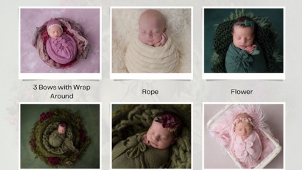 Product image for Newborn Posing Guides Cheat Sheets