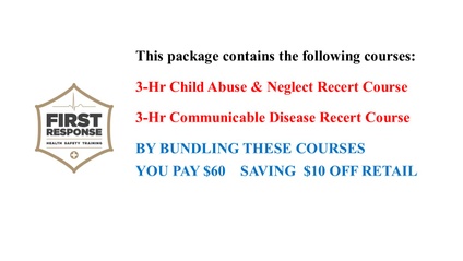 Product image for Renewal 3-Hr Child Abuse &amp; Communicable Disease