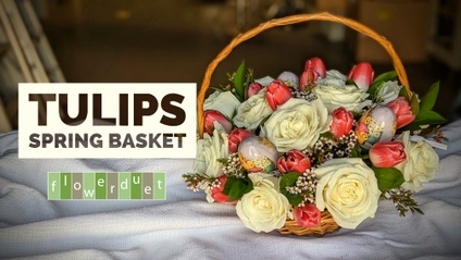 Product image for Flower Arranging Fridays: Spring Flower Basket