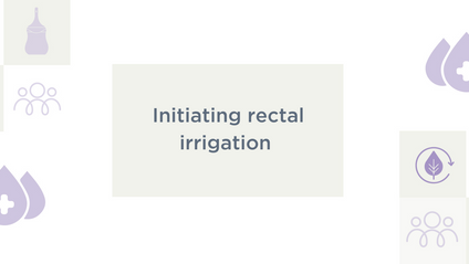 Product image for Initiating transanal irrigation