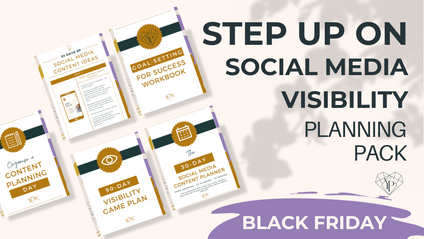 Product image for The Step Up on Social Media Visibility Planning Pack