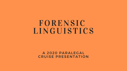 Product image for Forensic Linguistics