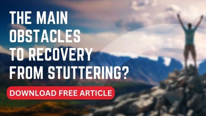 Product image for FREE ARTICLE: THE MAIN OBSTACLES TO RECOVERY FROM STUTTERING By Olga Bednarski