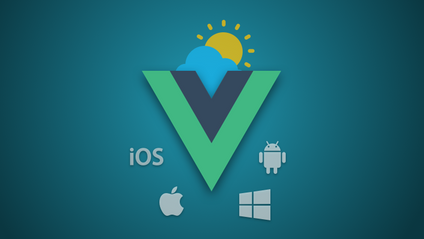 Product image for Quasar V1: Weather App for Mobile, Desktop & Web (Vue JS 2)