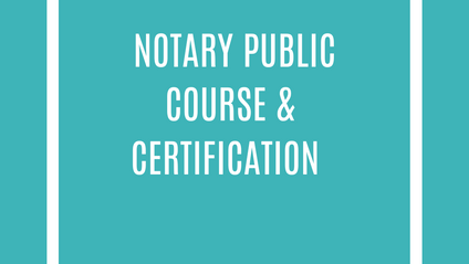 Product image for NBU Notary Course & Certification 