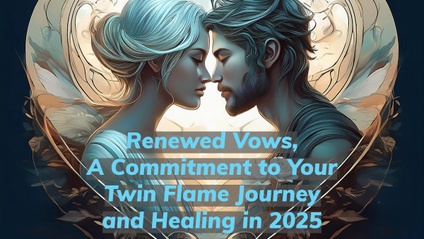 Product image for Renewed Vows: A Commitment to Your Twin Flame Journey and Healing in 2025