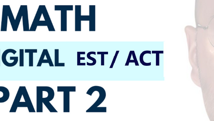 Product image for Mr. Bassam EST / ACT Math Course: PART 2