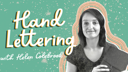 Product image for Hand lettering for art journals with Helen Colebrook