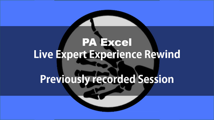 Product image for PA Excel Live Expert Experience: Ace your PA interviews: Jim Hancock, PA-C, shares lessons from his career