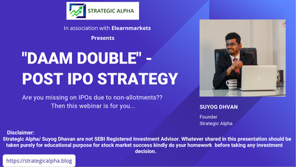 Product image for Daam Double-Post IPO Strategy