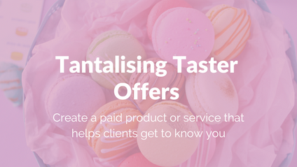 Product image for Tantalising Taster Offers