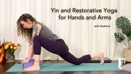 Product image for Yin and Restorative Yoga for Hands and Arms