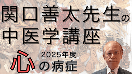 Product image for 関口先生の漢方講習会2025年度（心の病証）