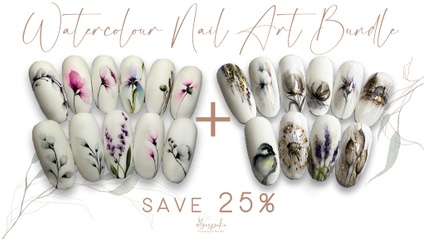 Product image for Watercolour Nail Art Bundle