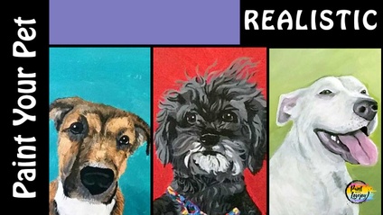 Product image for REALISTIC - Paint YOUR Pet - Learn to paint