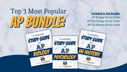 Product image for The Top 3 Most Popular AP Study Guide Bundle