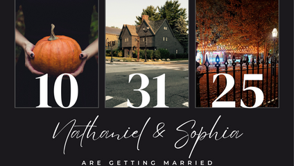 Product image for Triptych Save The Date Template