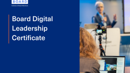 Product image for Board Digital Leadership Certificate by NEDonBoard, Institute of Board Members