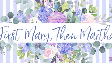 Product image for First Mary, Then Martha