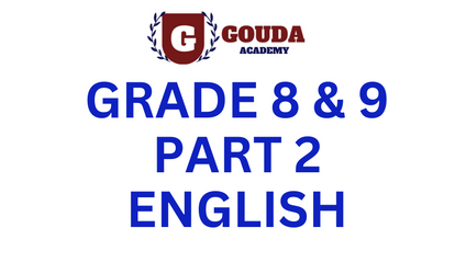 Product image for  Grade 8 & 9 English Course Part 2