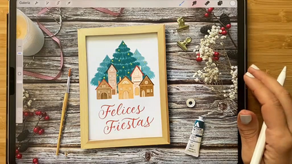 Product image for Clases de Procreate - Especial Navidad