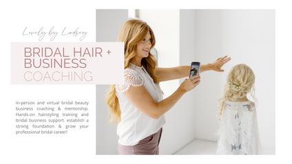 Product image for Bridal Hair + Business Coaching