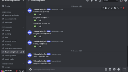 Product image for Discord Trading Bots and Community