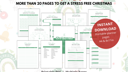 Product image for Printable Christmas Planner
