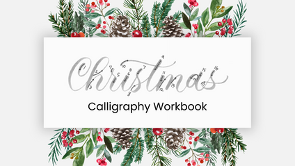 Product image for Christmas Calligraphy Workbook