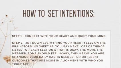 Product image for 2024 Intention Setting (FREE Download)