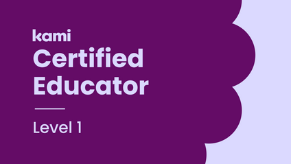Product image for Kami Certified Educators Level 1
